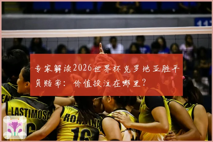 专家解读2026世界杯克罗地亚胜平负赔率：价值投注在哪里？